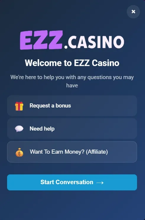 support ezz casino